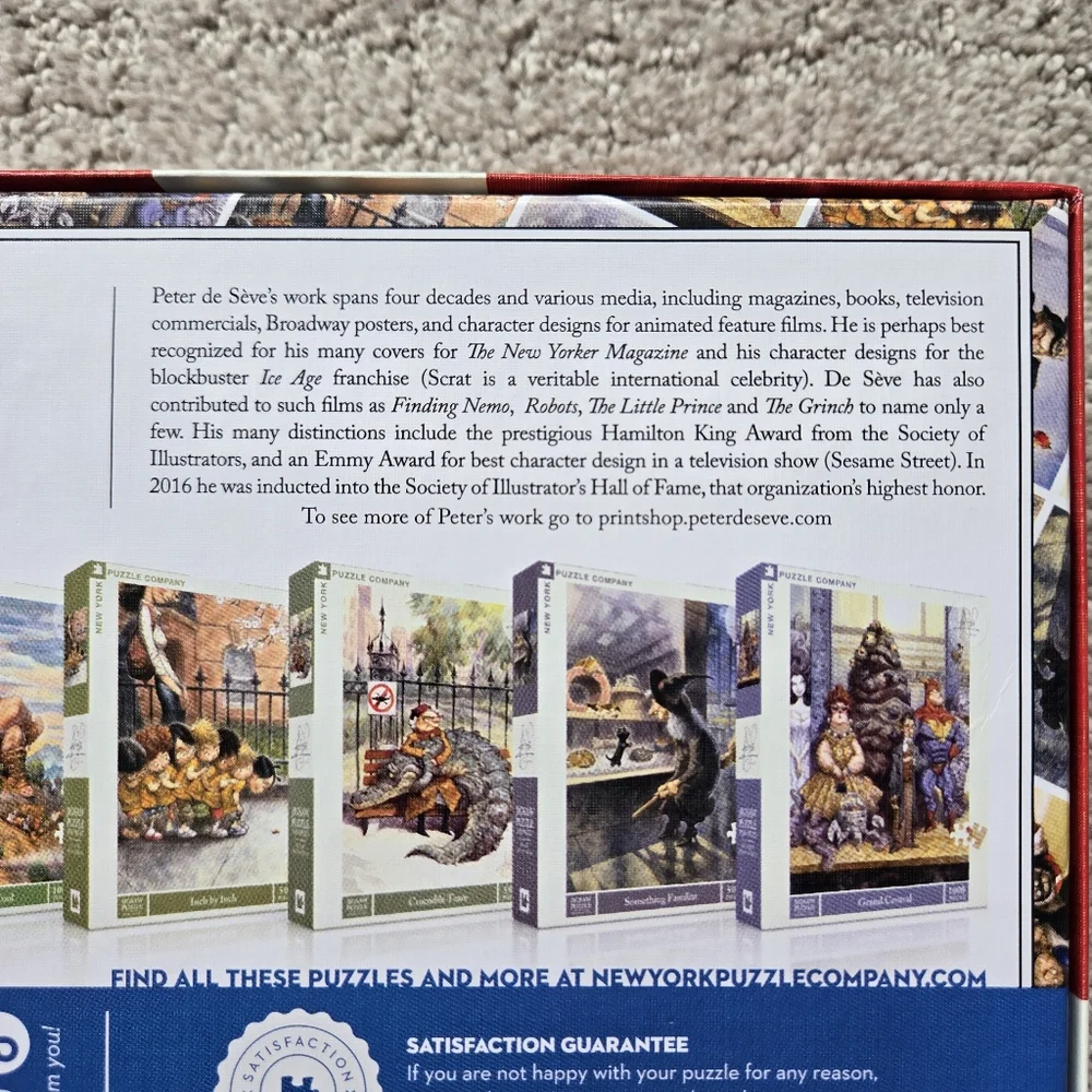 New York Puzzle Company City Bear Jigsaw Puzzle - Picture 3 of 5
